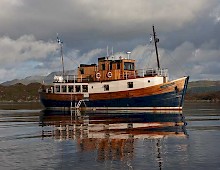 A beautiful anchorage at Loch Drumbuie