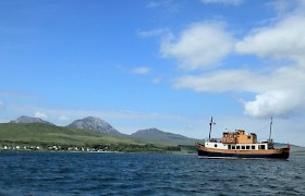 Anchored off the island of Jura