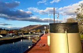 Golden Funnel at Fort Augustus by Marina Murray