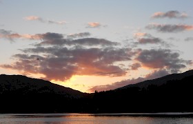 Sunset Loch a Choire