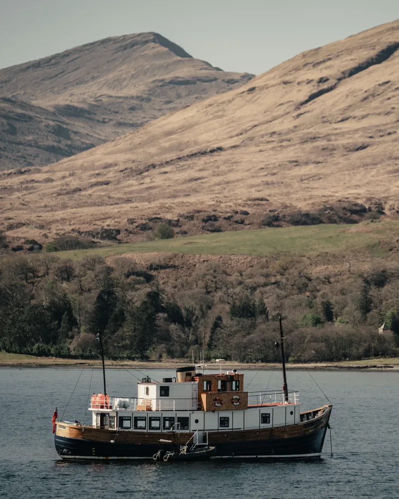 Glen Massan just off the coast line